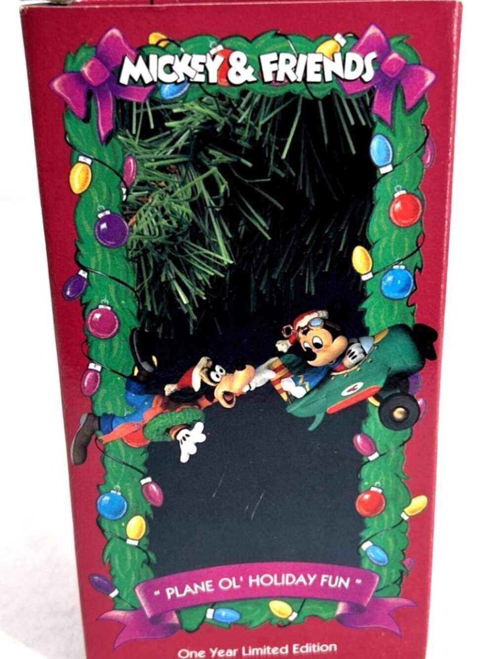 Mickey Mouse Goofy Airplane Christmas Ornament Disney Plane Ol' Holiday Fun